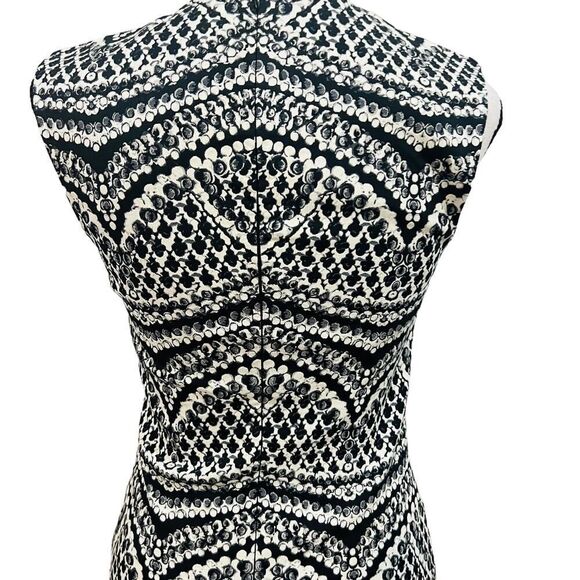 Diane Von Furstenberg DVF Pentra Jacquard Sleeveless dress size 4 - Picture 10 of 11